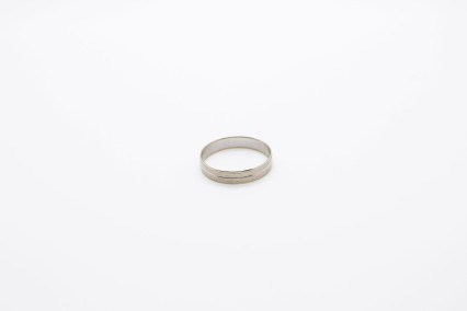 Alianza de oro combinado de 18k. de segunda mano. Joyería de ocasión | ROYALHYSTERIA
