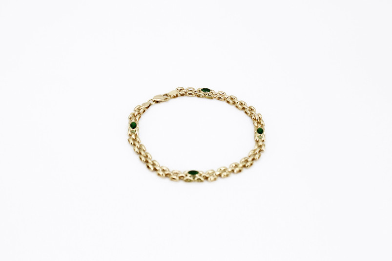 Pulsera de oro de 18k. de segunda mano. Joyería de ocasión | ROYALHYSTERIA
