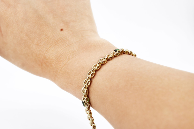 Pulsera de oro de 18k. de segunda mano. Joyería de ocasión | ROYALHYSTERIA