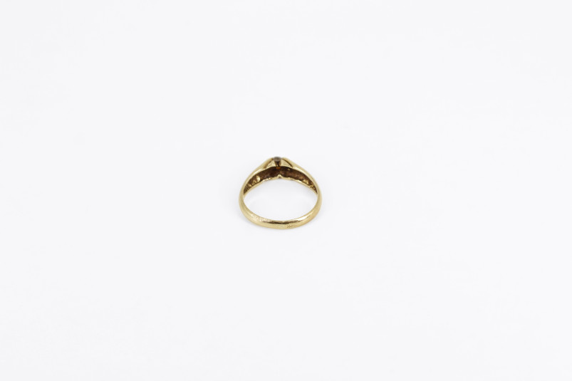 Solitario de oro de 18k. de segunda mano. Joyería de ocasión | ROYALHYSTERIA