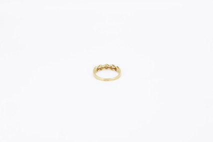 Anillo de oro de 18k con diamantes. de segunda mano. Joyería de ocasión | ROYALHYSTERIA