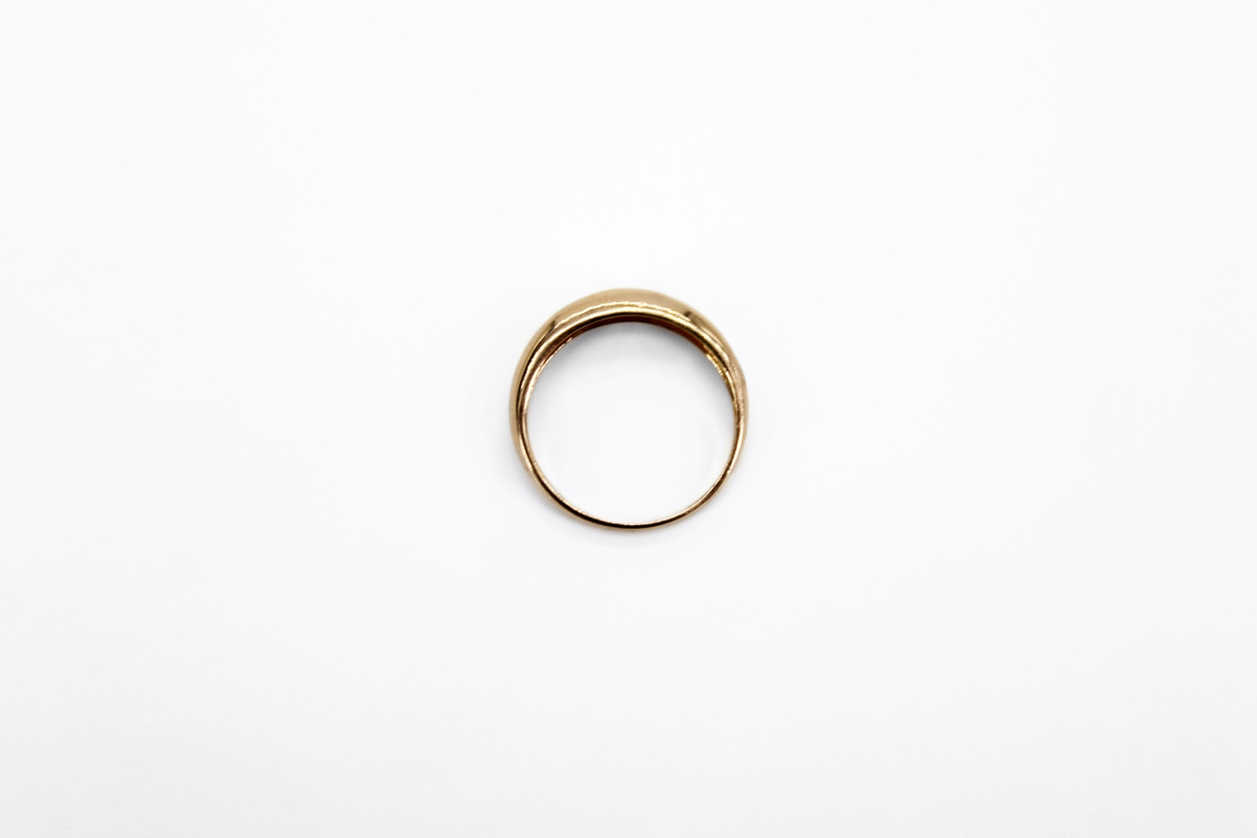 Anillo de oro rosa de 18k. de segunda mano. Joyería de ocasión | ROYALHYSTERIA