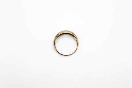 Anillo de oro rosa de 18k. de segunda mano. Joyería de ocasión | ROYALHYSTERIA