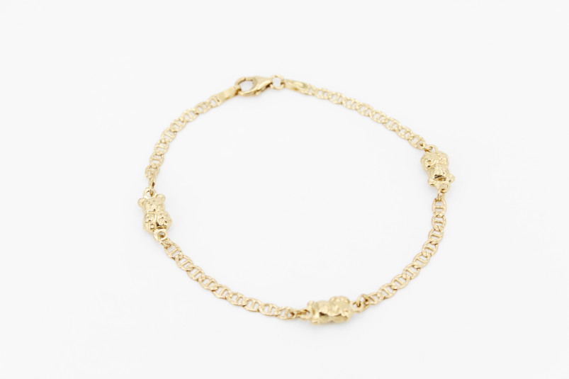 Pulsera de oro de 18k. de segunda mano. Joyería de ocasión | ROYALHYSTERIA