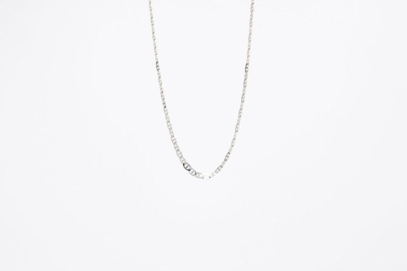 Cadena de oro blanco de 18k. de segunda mano. Joyería de ocasión | ROYALHYSTERIA