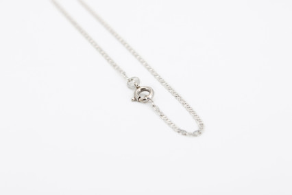 Cadena de oro blanco de 18k. de segunda mano. Joyería de ocasión | ROYALHYSTERIA