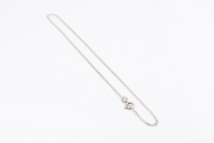 Cadena de oro blanco de 18k. de segunda mano. Joyería de ocasión | ROYALHYSTERIA