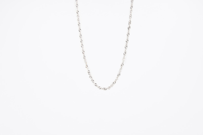 Cadena de oro blanco de 18k. de segunda mano. Joyería de ocasión | ROYALHYSTERIA