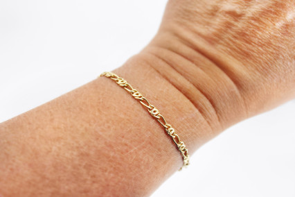 Pulsera de oro de 18k. de segunda mano. Joyería de ocasión | ROYALHYSTERIA