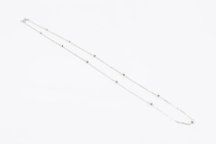 Cadena de oro blanco de 18k. de segunda mano. Joyería de ocasión | ROYALHYSTERIA