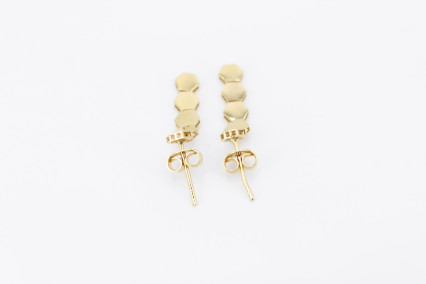 Pendiente de oro de 18k. de segunda mano. Joyería de ocasión | ROYALHYSTERIA