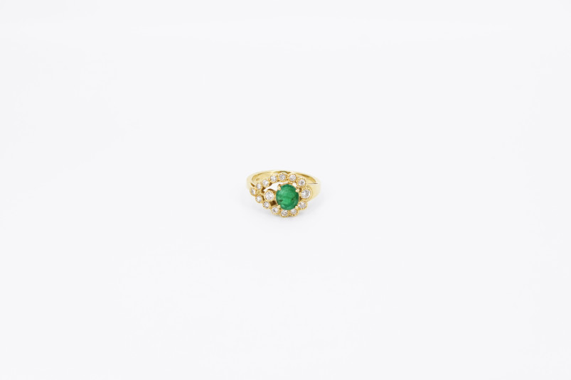 Anillo de oro de 18k. de segunda mano. Joyería de ocasión | ROYALHYSTERIA