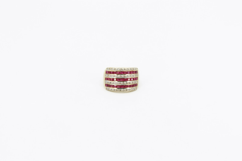 Anillo de oro de 18k. de segunda mano. Joyería de ocasión | ROYALHYSTERIA