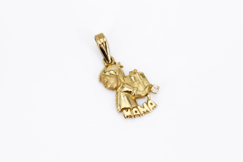 Colgante de oro de 18k. de segunda mano. Joyería de ocasión | ROYALHYSTERIA
