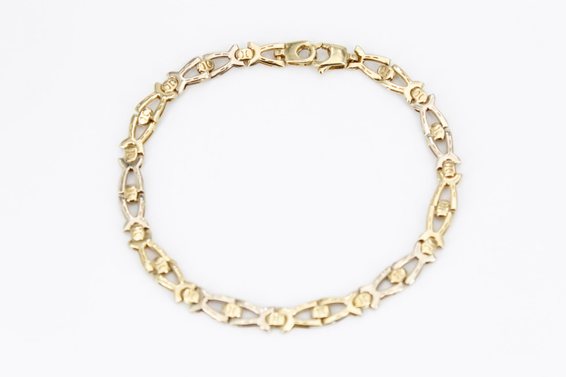 Pulsera de oro de 18k. de segunda mano. Joyería de ocasión | ROYALHYSTERIA