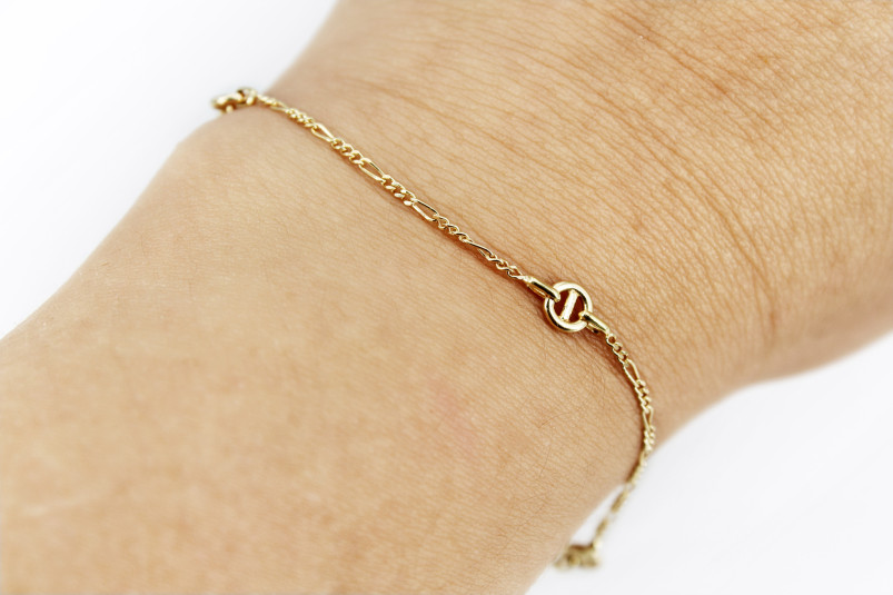 Pulsera de oro de 18k. de segunda mano. Joyería de ocasión | ROYALHYSTERIA
