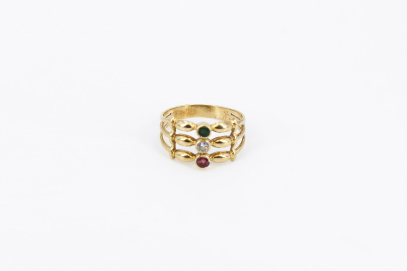 Anillo de oro de 18k. de segunda mano. Joyería de ocasión | ROYALHYSTERIA