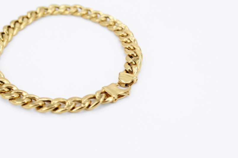 Pulsera de oro de 18k. de segunda mano. Joyería de ocasión | ROYALHYSTERIA