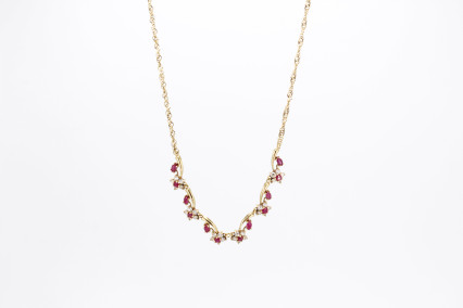 Collar de oro de 18k. de segunda mano. Joyería de ocasión | ROYALHYSTERIA
