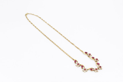 Collar de oro de 18k. de segunda mano. Joyería de ocasión | ROYALHYSTERIA
