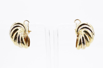 Pendiente de oro de 18k. de segunda mano. Joyería de ocasión | ROYALHYSTERIA