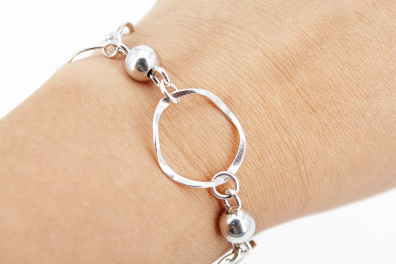 Pulsera de plata  de 925. de segunda mano. Joyería de ocasión | ROYALHYSTERIA