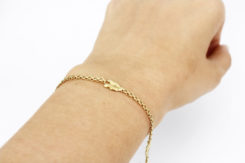Pulsera de oro de 18k. de segunda mano. Joyería de ocasión | ROYALHYSTERIA