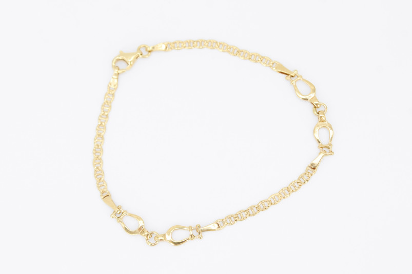 Pulsera de oro de 18k. de segunda mano. Joyería de ocasión | ROYALHYSTERIA