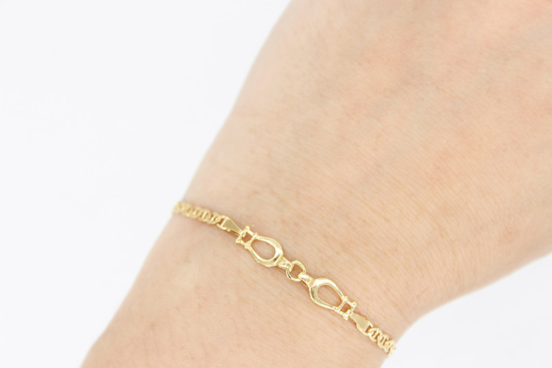 Pulsera de oro de 18k. de segunda mano. Joyería de ocasión | ROYALHYSTERIA