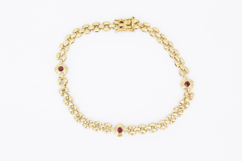 Pulsera de oro de 18k. de segunda mano. Joyería de ocasión | ROYALHYSTERIA