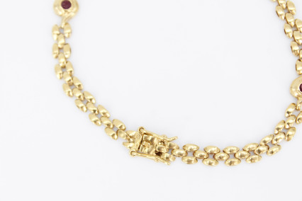 Pulsera de oro de 18k. de segunda mano. Joyería de ocasión | ROYALHYSTERIA