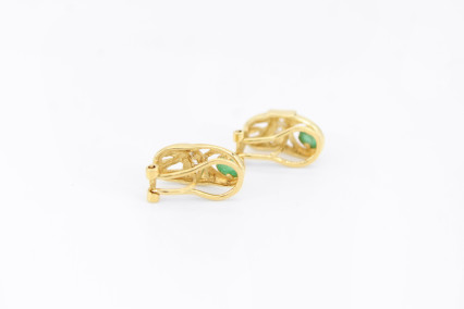 Pendiente de oro de 18k. de segunda mano. Joyería de ocasión | ROYALHYSTERIA