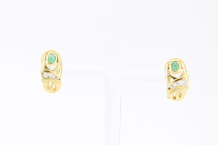 Pendiente de oro de 18k. de segunda mano. Joyería de ocasión | ROYALHYSTERIA