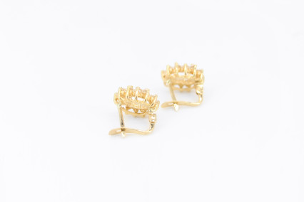 Pendiente de oro de 18k. de segunda mano. Joyería de ocasión | ROYALHYSTERIA