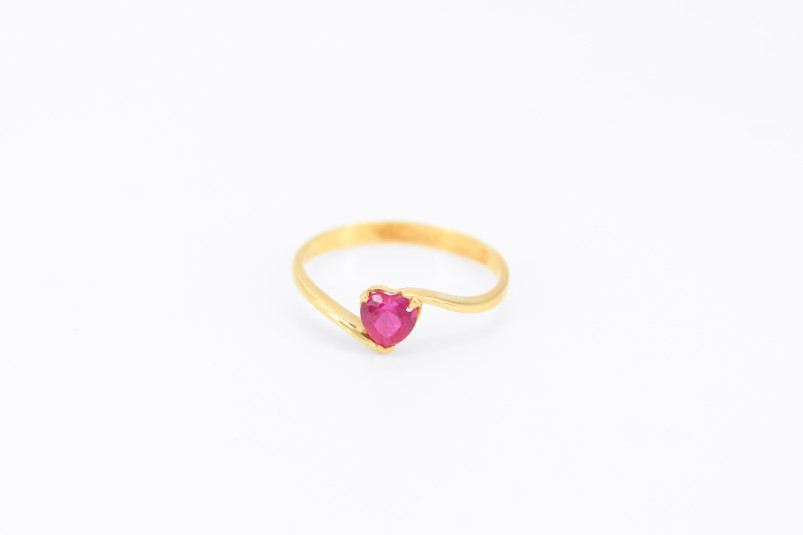 Solitario de oro de 18k. de segunda mano. Joyería de ocasión | ROYALHYSTERIA
