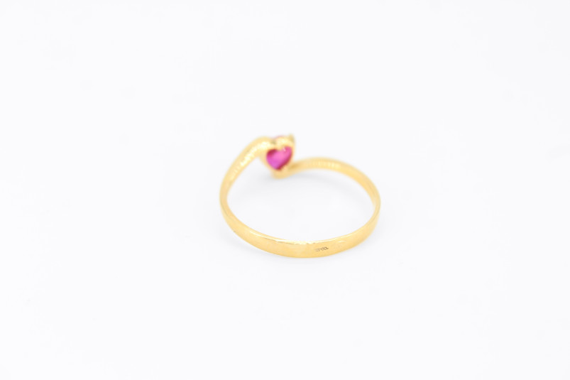 Solitario de oro de 18k. de segunda mano. Joyería de ocasión | ROYALHYSTERIA