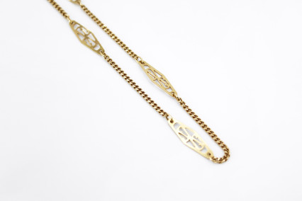Cadena de oro de 18k. de segunda mano. Joyería de ocasión | ROYALHYSTERIA