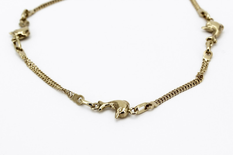 Pulsera de oro de 18k. de segunda mano. Joyería de ocasión | ROYALHYSTERIA