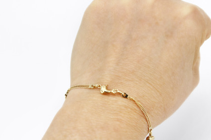 Pulsera de oro de 18k. de segunda mano. Joyería de ocasión | ROYALHYSTERIA