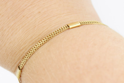 Pulsera de oro de 18k. de segunda mano. Joyería de ocasión | ROYALHYSTERIA