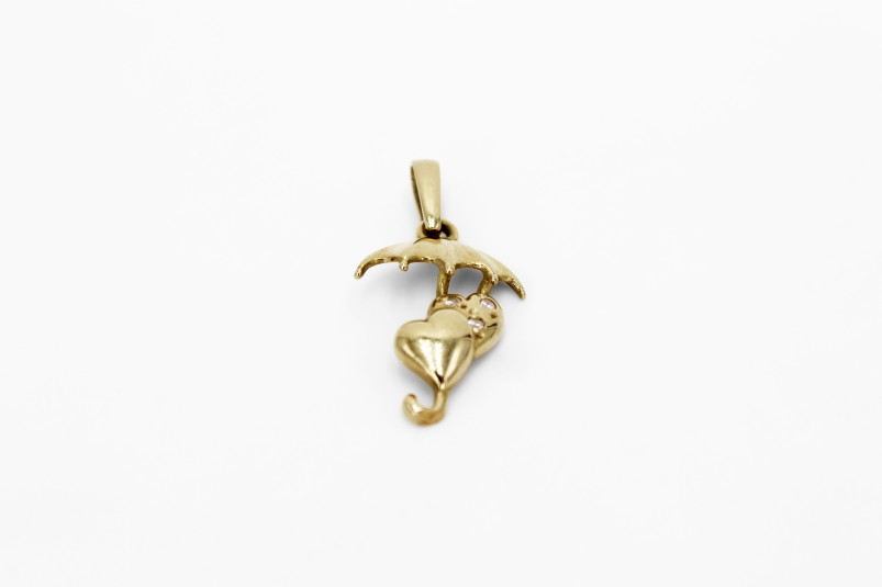 Colgante de oro de 18k. de segunda mano. Joyería de ocasión | ROYALHYSTERIA