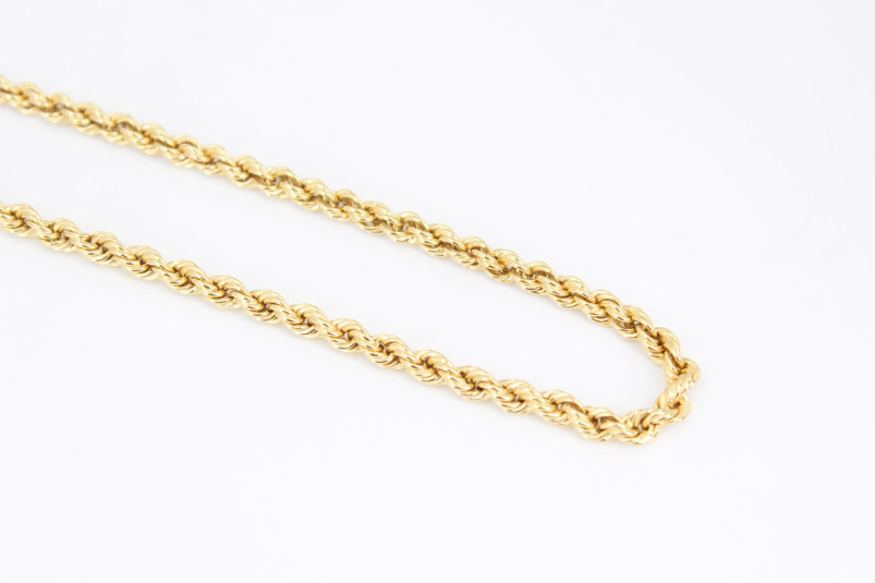 Cadena de oro de 18k. de segunda mano. Joyería de ocasión | ROYALHYSTERIA