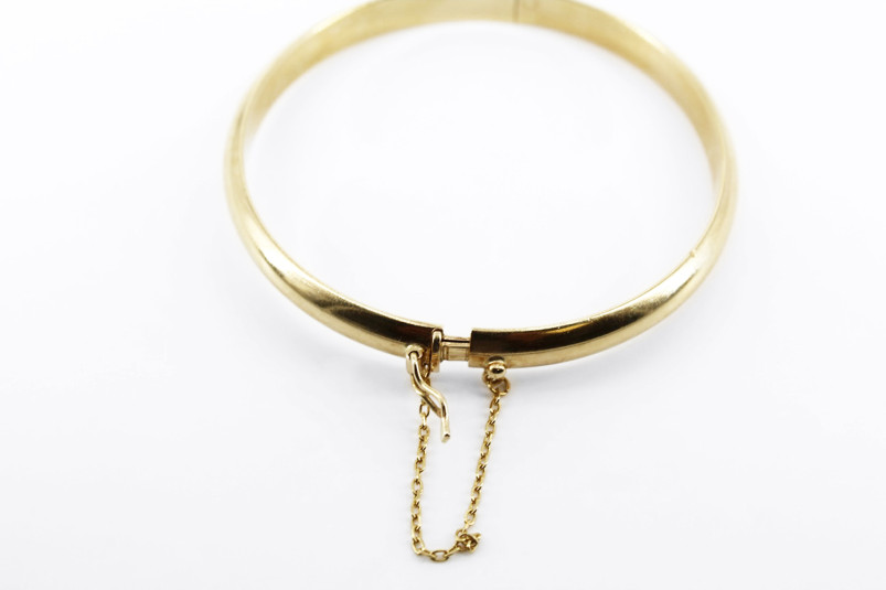 Caña de oro de 18k. de segunda mano. Joyería de ocasión | ROYALHYSTERIA