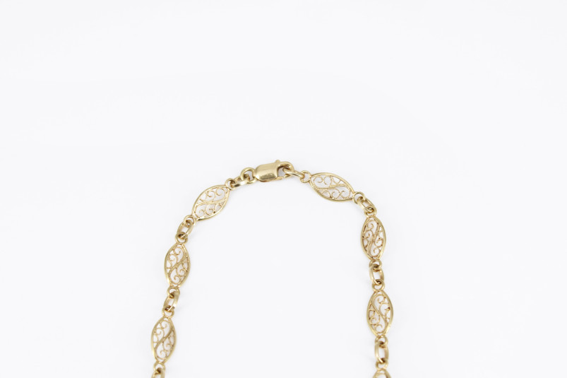 Collar de oro de 18k. de segunda mano. Joyería de ocasión | ROYALHYSTERIA