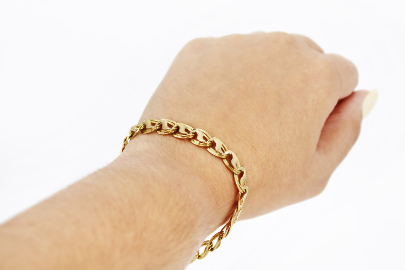Pulsera de oro de 18k. de segunda mano. Joyería de ocasión | ROYALHYSTERIA