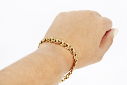 Pulsera de oro de 18k. de segunda mano. Joyería de ocasión | ROYALHYSTERIA
