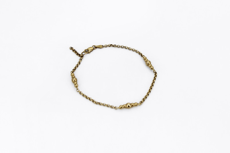 Pulsera de oro de 18k. de segunda mano. Joyería de ocasión | ROYALHYSTERIA