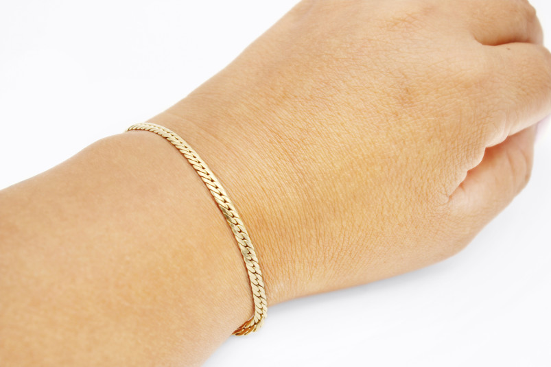 Pulsera de oro de 18k. de segunda mano. Joyería de ocasión | ROYALHYSTERIA