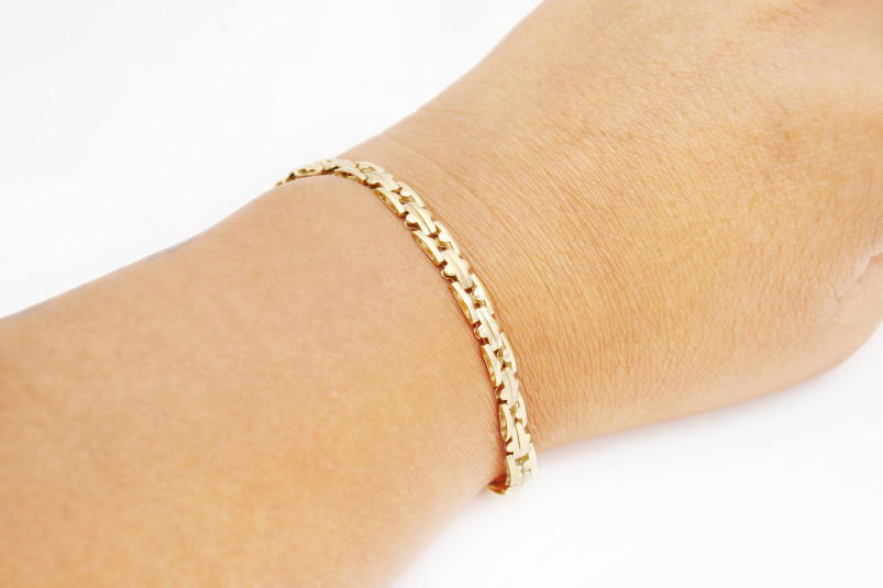 Pulsera de oro de 18k. de segunda mano. Joyería de ocasión | ROYALHYSTERIA