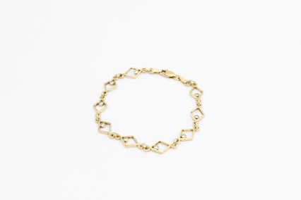 Pulsera de oro de 18k. de segunda mano. Joyería de ocasión | ROYALHYSTERIA